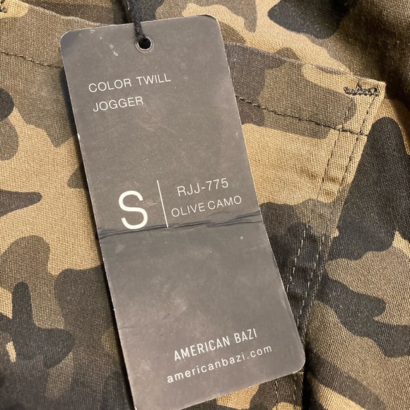 American Bazi  Olive Camo Jogger Size Small New With Tags - Picture 3 of 8